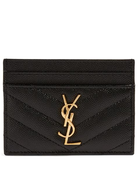 ysl card holder|ysl monogram card holder.